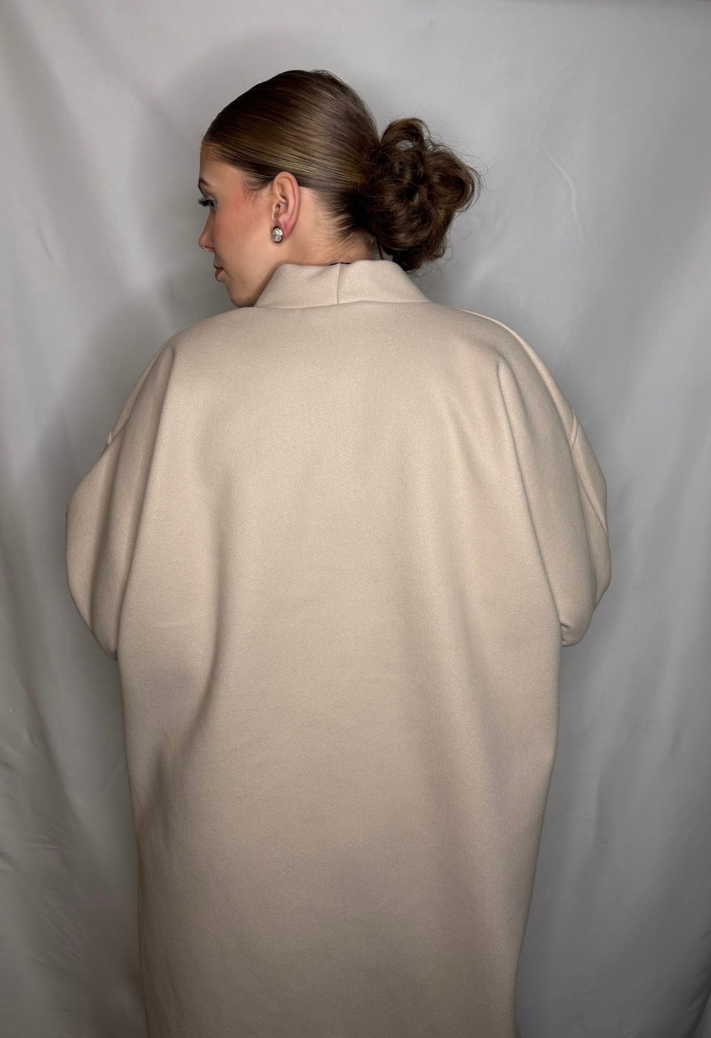 Veste longue Beige