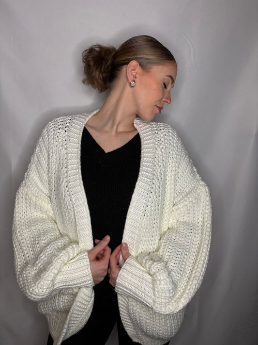 Gilet en laine Blanc