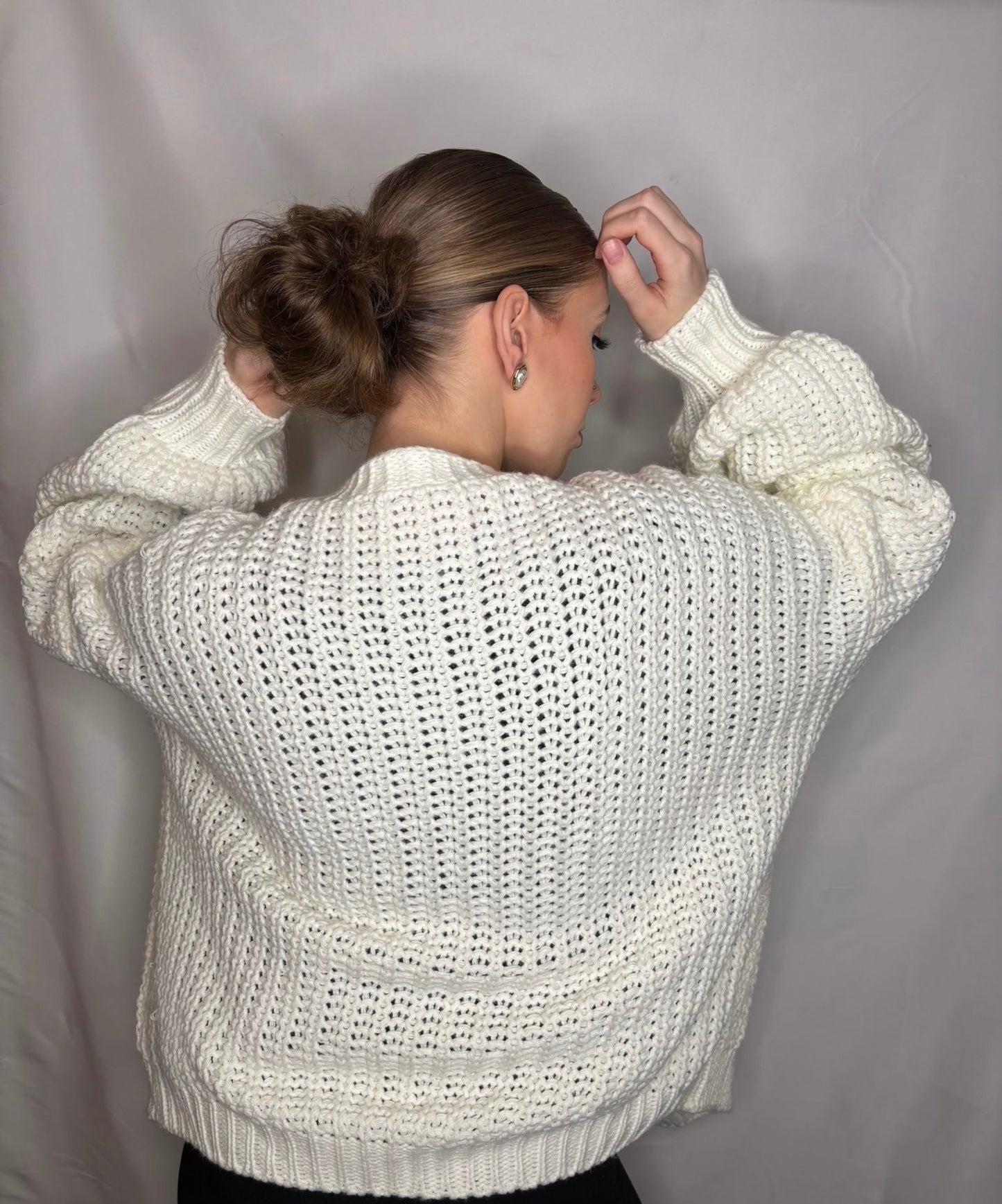 Gilet en laine Blanc