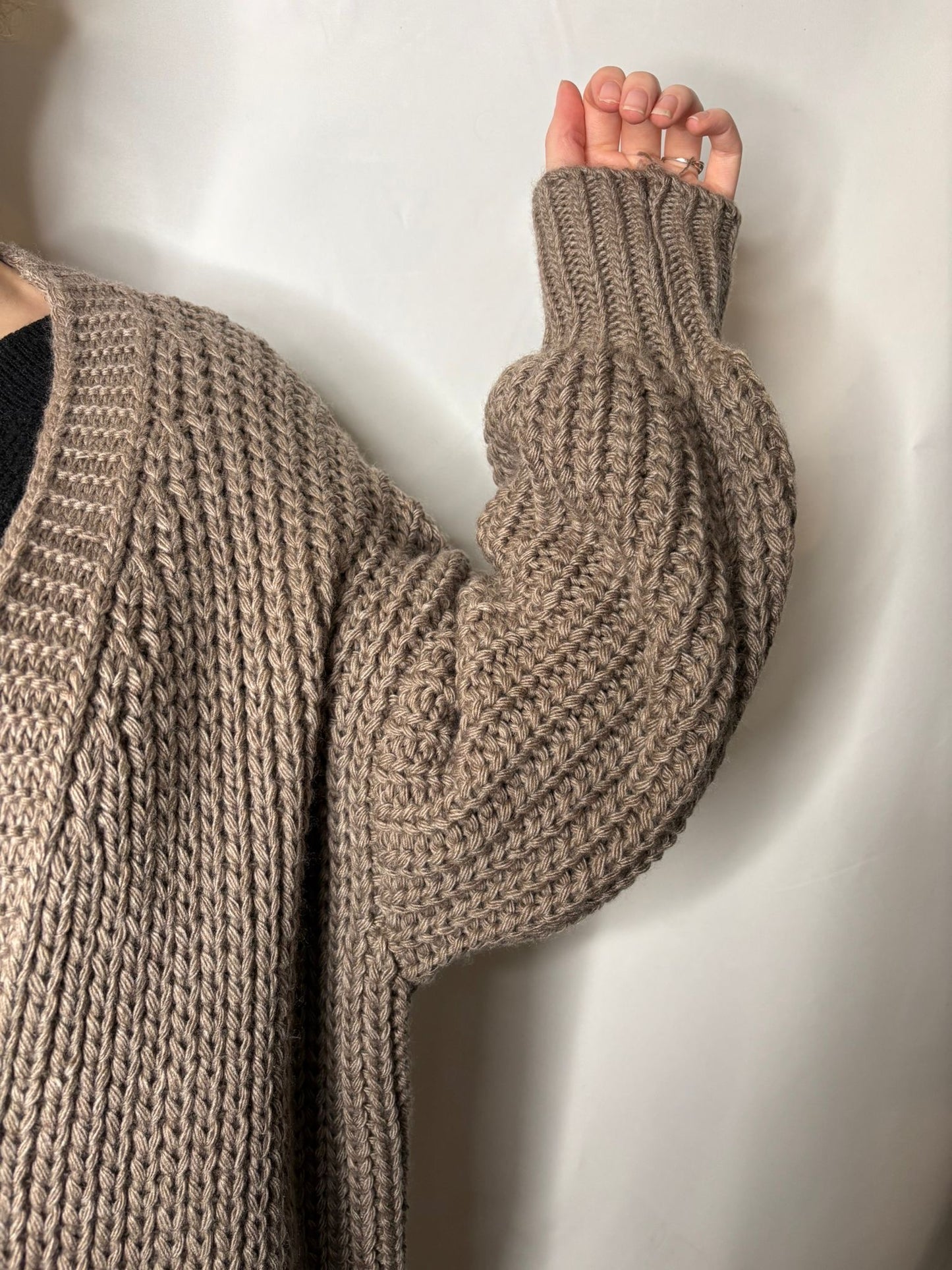 Gilet en laine Marron