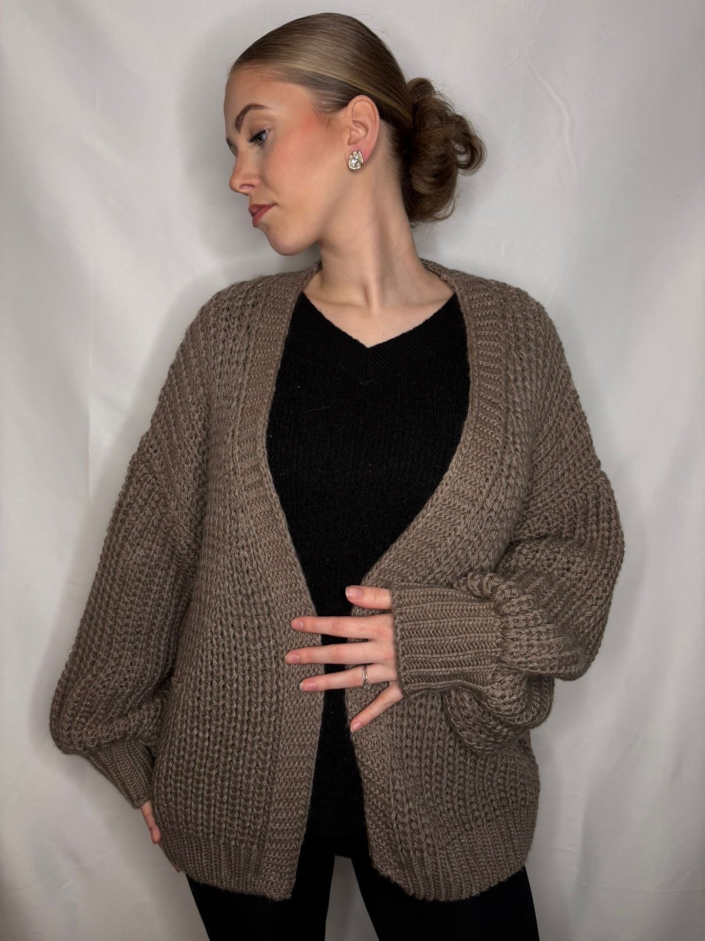 Gilet en laine Marron